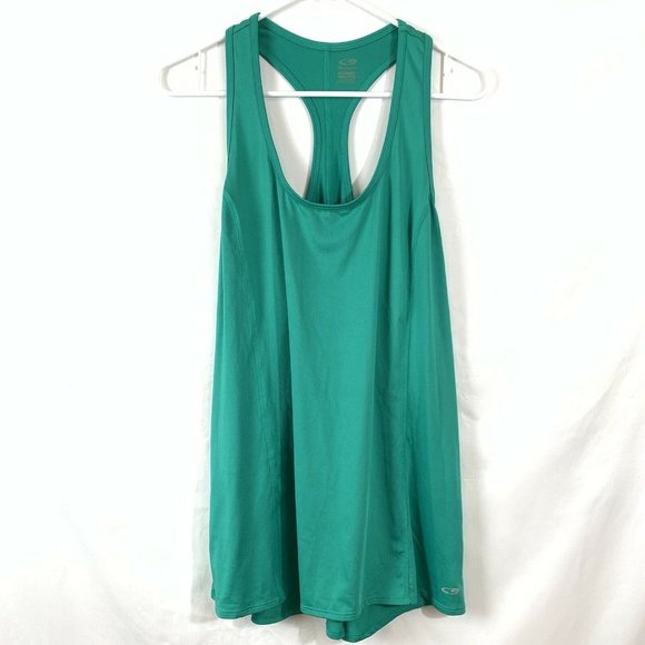 Champion Tops - Champion RacerBack Tank DuoDry XXL Teal Green Round Neck